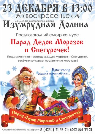 «Парад Дедов Морозов и Снегурочек»