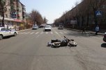 Мотоциклист сбил на зебре двух пешеходов в Уссурийске