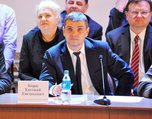 Более 120 жителей с. Борисовски пришли на встречу с врио главы администрации УГО Евгением Коржом