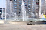 Новый фонтан у МЦКД «Горизонт» протестировали