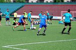 В Уссурийске продолжаются отборочные игры второго турнира по футболу среди дворовых команд