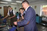 Уссурийский локомотиворемонтный завод подарил 10 верстаков ученикам гимназии №133