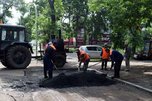 Работы по ямочному ремонту дорог в Уссурийске продолжатся сразу после дождей