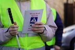 Акция «Белая трость» в Уссурийске: водителям напомнили о правах незрячих пешеходов