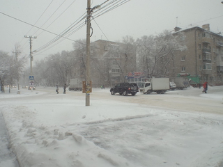 Когда дороги Уссурийска очистят от снега?