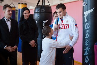 Дети из Уссурийского реабилитационного центра  побывали в гостях у спортсменов