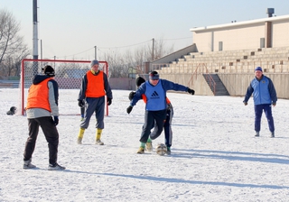 Чемпионата по зимнему мини-футболу проходит в Уссурийске