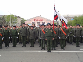 Завтра в Уссурийске начинаются репетиции военного парада