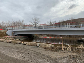Строительство моста в селе Боголюбовка близится к завершению