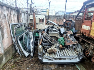 В Приморье полицейские разыскали разобранный на запасные части похищенный автомобиль